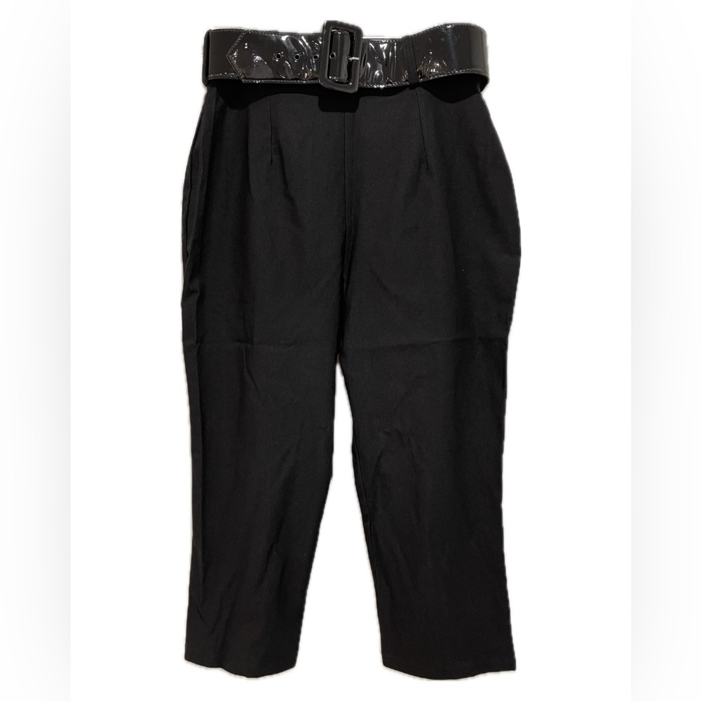Sz.S-NWT-Sustainable, High Quality-Deadly Dames Black High Waisted Capri - Picture 2 of 10